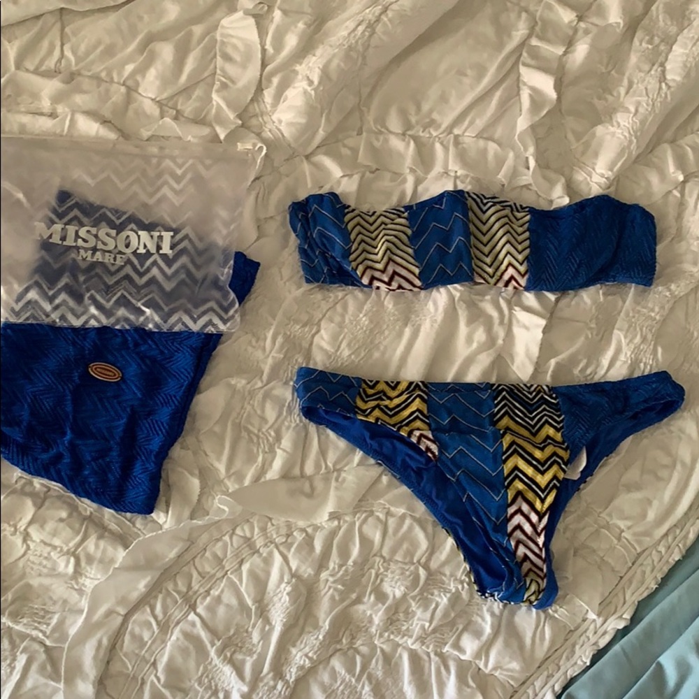 Authentic Missoni bandeau swimsuit
